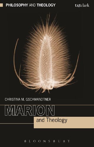 Marion And Theology Christina M Gschwandtner
