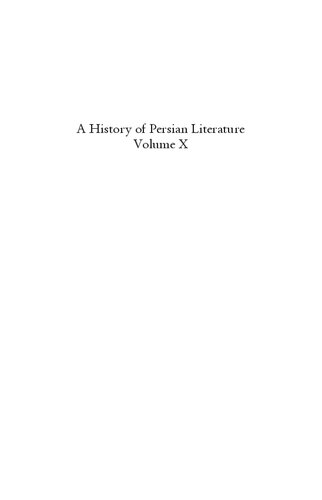 Persian Historiography Charles Melville Editor
