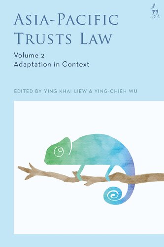 Asiapacific Trusts Law Volume 2 Susan Visvanathan
