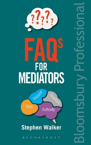 Faqs For Mediators Stephen Walker