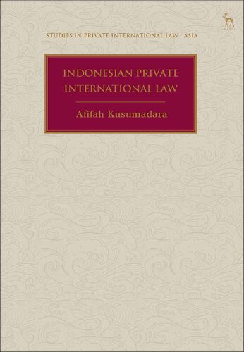 Indonesian Private International Law Afifah Kusumadara