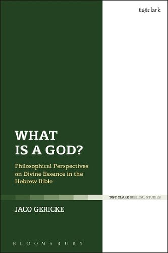 What Is A God Philosophical Perspectives On Divine Essence In The Hebrew Bible Jaco Gericke