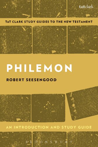 Philemon Imagination Labor And Love Robert Paul Seesengood