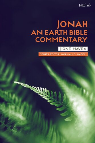 Jonah An Earth Bible Commentary Jione Havea