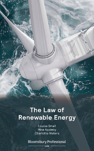 The Law Of Renewable Energy Louise Smail Mike Appleby Charlotte Waters