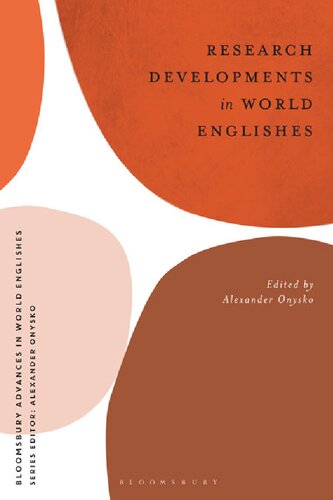 Research Developments In World Englishes Alexander Onysko Editor
