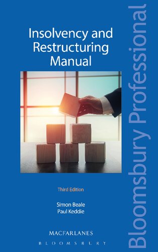 Insolvency And Restructuringmanual Simon Beale Paul Keddie