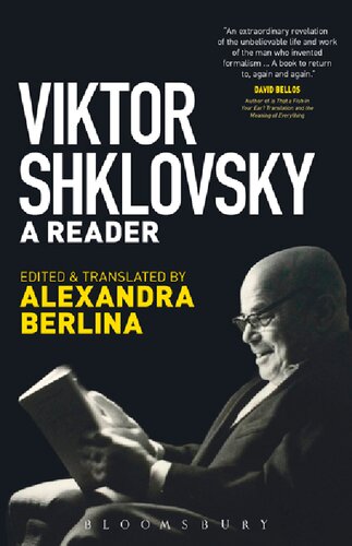 Viktor Shklovsky A Reader Unknown