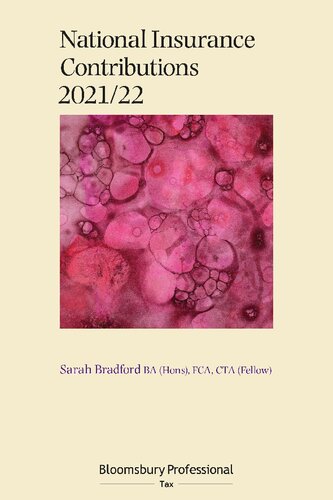 National Insurance Contributions 202122 Sarah Bradford
