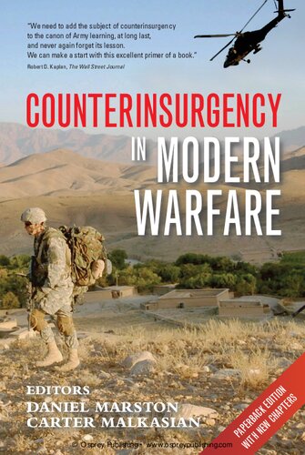 Counterinsurgency In Modern Warfare 1st Daniel Marston Carter Malkasian Editors