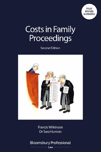 Costs In Family Proceedings Francis Wilkinson Dr Sara Hunton