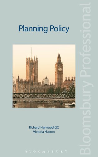 Planning Policy Richard Harwood Victoria Hutton