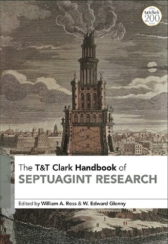 Tt Clark Handbook Of Septuagint Research William A Ross W Edward Glenny Editors
