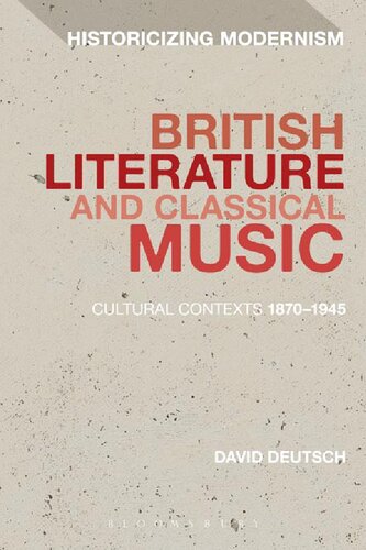 British Literature And Classical Music David Deutsch