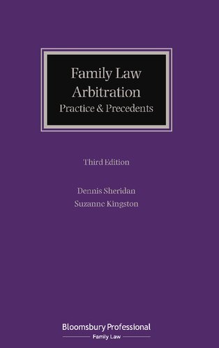 Family Law Arbitration Suzanne Kingston Dennis Sheridan
