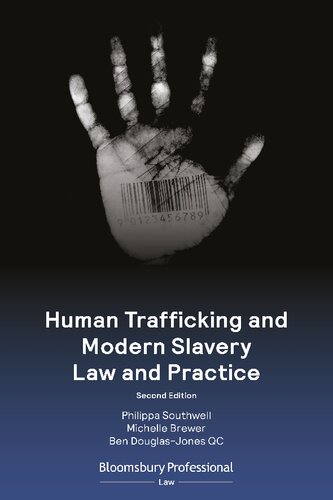 Human Trafficking And Modern Slavery Law And Practice 2nd Edition Philippa Southwell