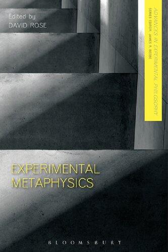 Experimental Metaphysics David Rose
