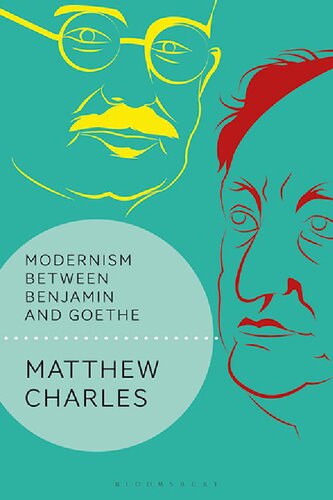 Modernism Between Benjamin And Goethe Matthew Charles