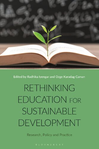 Rethinking Education For Sustainable Development Research Policy And Practice Radhika Iyengar Ozge Karadag Caman Editors