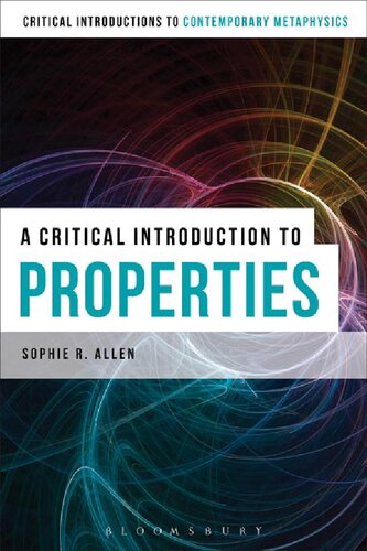A Critical Introduction To Properties Sophie R Allen