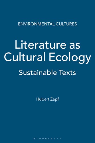 Literature As Cultural Ecology Hubert Zapf