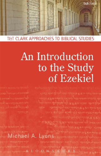 An Introduction To The Study Of Ezekiel Michael A Lyons