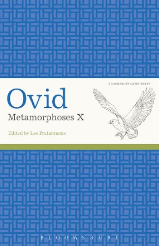 Ovid Metamorphoses X Lee Fratantuono Editor
