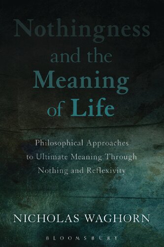 Nothingness And The Meaning Of Life Philosophical Approaches To Ultimate Meaning Through Nothing And Reflexivity Nicholas Waghorn