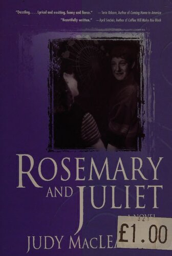 Rosemary And Juliet 1st Edition Judy Maclean