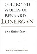 The Redemption Bernard Lonergan