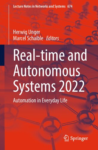 Realtime And Autonomous Systems 2022 Automation In Everyday Life Herwig Unger