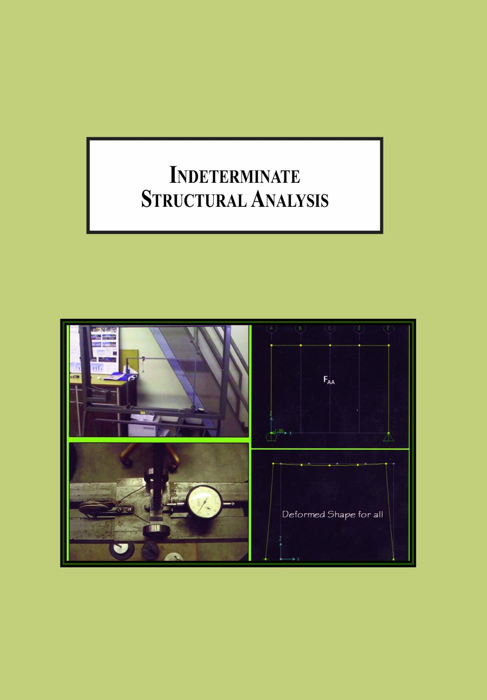 Indeterminate Structural Analysis Derucher Kenneth Putcha Chandrasekhar