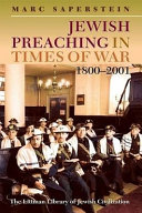 Jewish Preaching In Times Of War 18002001 Marc Saperstein