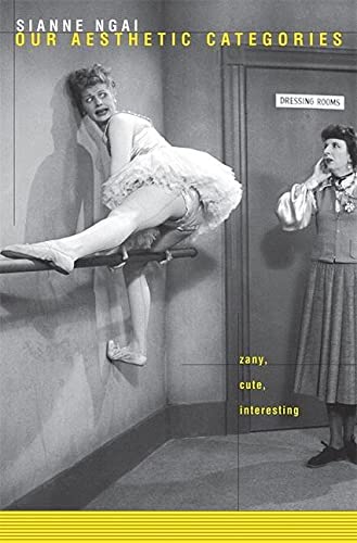 Our Aesthetic Categories Zany Cute Interesting Reprint Sianne Ngai