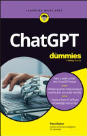 Chatgpt For Dummies 1st Pam Baker