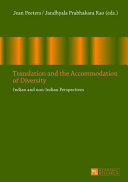 Translation And The Accommodation Of Diversity Indian And Nonindian Perspectives Jean Peeters