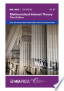 Mathematical Interest Theory Third Edition Leslie Jane Federer Vaaler