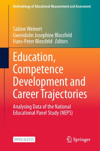 Education Competence Development And Career Trajectories Analysing Data Of The National Educational Panel Study Neps Sabine Weinert