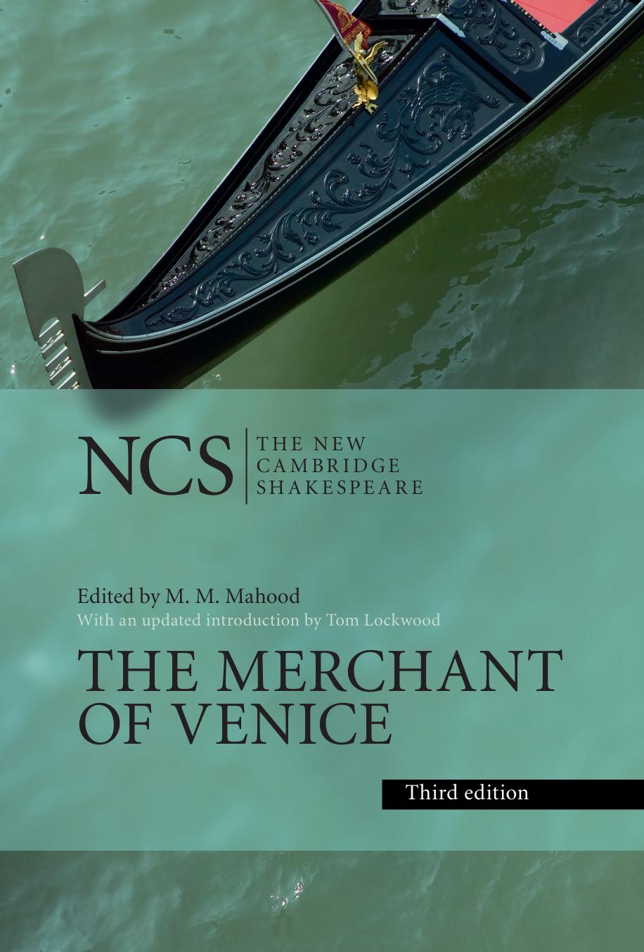 The Merchant Of Venice 3rd Edition William Shakespeare M M Mahood