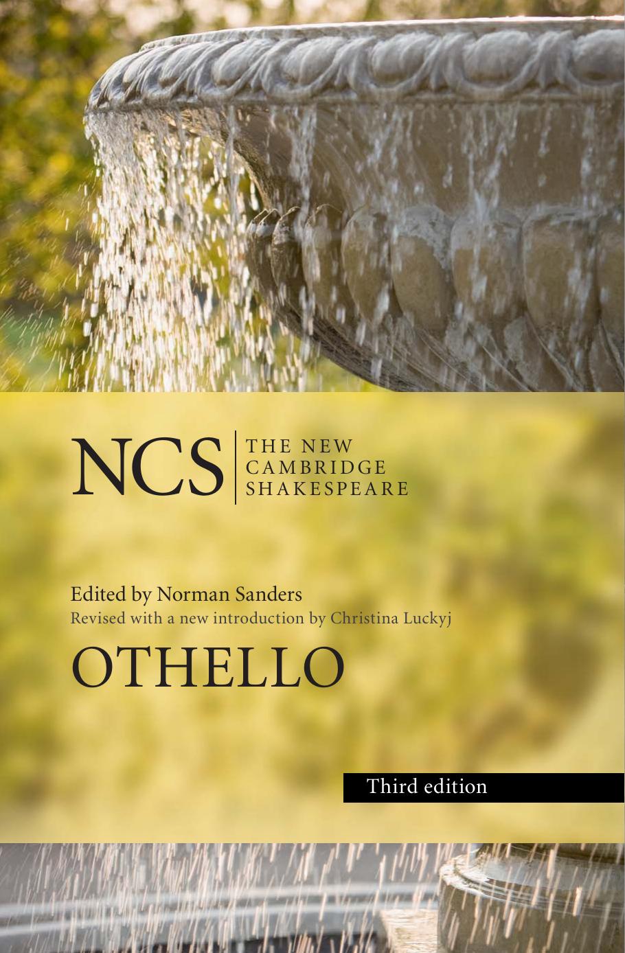 Othello 3rd Edition William Shakespeare Norman Sanders