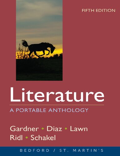 Literature A Portable Anthology 5th Edition Gardner Janet E Lawn