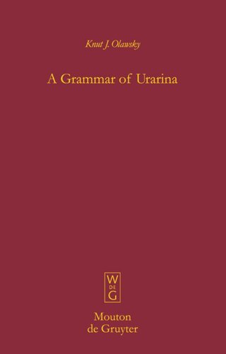 A Grammar Of Urarina Knut J Olawsky