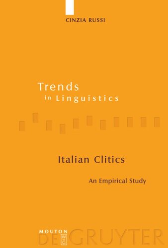 Italian Clitics An Empirical Study Cinzia Russi