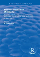Japanese Traditions Of Christianity 1st Edition M Paskesmith