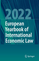 European Yearbook Of International Economic Law 2022 Jelena Bumler