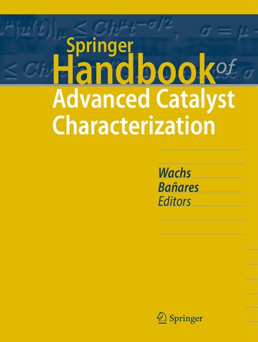 Springer Handbook Of Advanced Catalyst Characterization Israel E Wachs