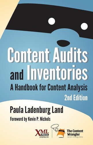Content Audits And Inventories A Handbook For Content Analysis 2nd Ed Paula Ladenburg Land