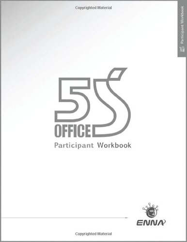 5s Office Version 1 Participant Workbook 1st Edition Enna