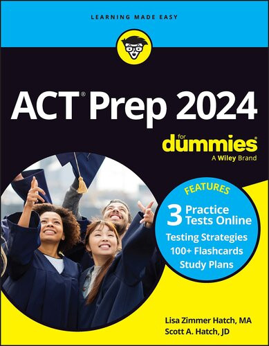 Act Prep 2024 For Dummies 10th Lisa Zimmer Hatch Scott A Hatch