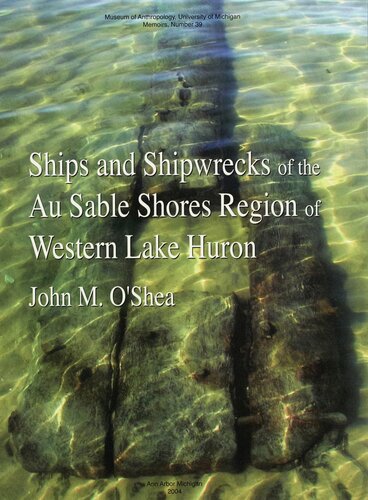 Ships And Shipwrecks Of The Au Sable Shores Region Of Western Lake Huron John M Oshea